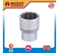 Draper Elora Whitworth Bi-Hexagon Socket, 1-2" Sq. Dr., 1-2" 24856
