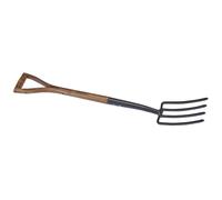 Draper Epoxy Coated Carbon Steel Border Fork With Ash Handle Hardened & Tempered