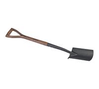 Draper Epoxy Coated Carbon Steel Border Spade With Ash Handle Lacquered Finish