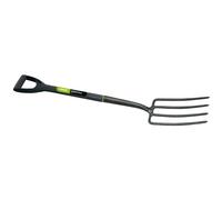 Draper Epoxy Coated Carbon Steel Garden Fork Fully Hardened & Tempered