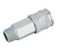 Draper 54405 3/8in Bsp Parallel Euro Coupling Male Thread (Sold Loose) each