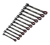 Draper Expert 12 Piece Hi-Torq Ratchet Combination Spanner Set