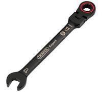 Draper Combination Spanner Expert HI-TORQ 03917 Metric Flexible Head Ratchet 11mm Black