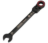 Draper Expert 03918 HI-TORQ® Flexi Head Ratchet Spanner 12mm Black