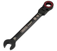 Draper Expert Hi-Torq® Metric Flexible Head Ratchet Combination Spanner 15Mm Black each 1 03922