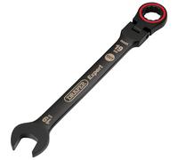 Draper Expert HI-TORQ Combination Spanner 03926, Metric Flexible Head Ratchet, 19mm, Black