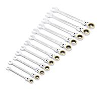 Draper Expert 03932 HI-TORQ® M Flex Hd Rtch Spanner Set 12 Pc