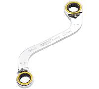 Draper Expert Hi-Torq® Double Ring Ratchet S-Shape Spanner 19 X 22Mm Pk 1 03946