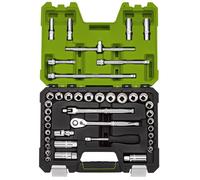 Draper Expert 04464 Mm/Af Combined Socket Set 3/8in Sq. Dr. Green (41 Piece) each 1