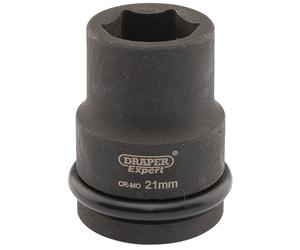 Draper Expert 05002 Expert Hi-Torq® 6 Point Impact Socket 3/4in Sq. Dr. 21Mm each