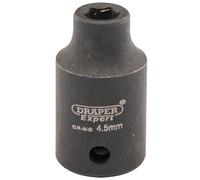 Draper Expert 05003 Expert Hi-Torq® 6 Point Impact Socket 1/4in Sq. Dr. 4.5Mm each