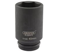 Draper Expert 3/4" Drive Deep Hexagon Impact Socket Metric 3/4" 40mm