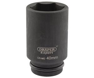 Draper Expert 05071 Expert Hi-Torq® 6 Point Deep Impact Socket 3/4in Sq. Dr. 40Mm each
