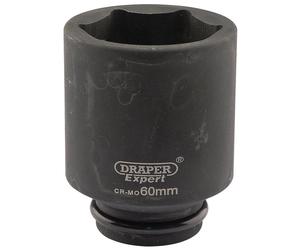 Draper Expert 05088 Expert Hi-Torq® 6 Point Deep Impact Socket 3/4in Sq. Dr. 60Mm each