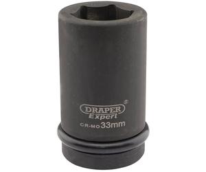 Draper Expert 05147 Expert Hi-Torq® 6 Point Deep Impact Socket 1in Sq. Dr. 33Mm each