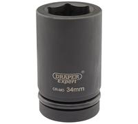 Draper Expert 1" Drive Deep Hexagon Impact Socket Metric 1" 34mm