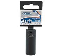 Draper Expert 1/4" Drive Hi Torq Hexagon Deep Impact Socket Metric 1/4" 14mm
