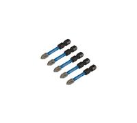 Draper Expert 05499 5pc PH Type Impact Screwdriver Bits, No.2 x 50mm, 1/4" Hex