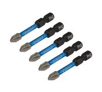 Draper Expert Impact Phillips Screwdriver Bits PH2 50mm Pack of 5