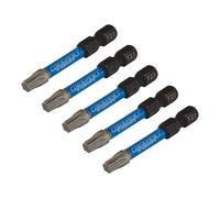 Draper Expert 05654 Tx-Star® Impact Screwdriver Bits T27 X 50Mm 1/4in Hex (Pack Of 5) each 1