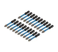 Draper 05697 Cross Slot/PH Type Impact Screwdriver Bits, No.2 x 50mm (Pack of 20)