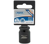 Draper Expert 06877 Expert Hi-Torq® 6 Point Impact Socket 3/8in Sq. Dr. 17Mm each
