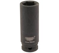 Draper Expert 06889 Expert Hi-Torq® 6 Point Deep Impact Socket 3/8in Sq. Dr. 16Mm each