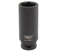 Draper Expert 06891 Expert Hi-Torq® 6 Point Deep Impact Socket 3/8in Sq. Dr. 18Mm each