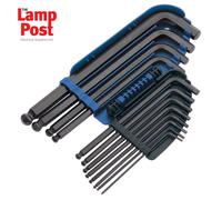 Draper 08381 Imperial Hexagon And Ball End Hexagon Key Set (12 Piece) per set