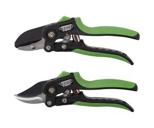 Draper Expert 08986 Anvil & Bypass Secateurs Set, 200mm 2 Pcs
