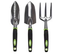 Draper Expert 3 Piece Aluminium Garden Hand Fork and Trowel Set