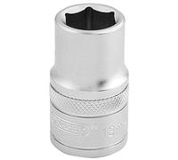 Draper Expert 1/2" 13mm Square Drive Socket | 6 Point Hex Socket | Chrome Vanadium Steel Wrench Accessory | 16602