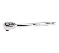 Draper Expert 1/2"D 72 Tooth Reversible Ratchet Quick Release Chrome 26507