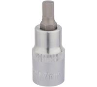 Draper Expert 1/2" Drive Hexagon Socket Bit Metric 1/2" 7mm