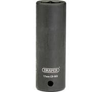 Draper Expert 1/2" Drive Hi Torq Deep Hexagon Impact Socket Metric 1/2" 17mm