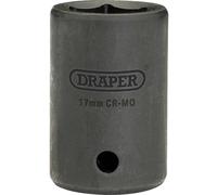 Draper Expert 1/2" Drive Hi Torq Hexagon Impact Socket Metric 1/2" 17mm