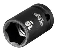 Draper Impact Socket 28488 Expert 1/2" Square Drive 16mm Blue