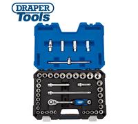 Draper Expert 1/2" Sq Dr. combined MM/AF socket set 41 piece 16453