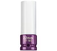 Draper Expert 1/2" Sq. Dr. HI-TORQ Wheel Nut Socket for Alloy Wheels (22mm)