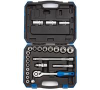 Draper Expert 1/2in Drive 24 Piece Metric Socket & Accessory Set 16362