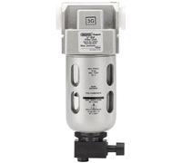 Draper Expert 1/4" BSP Filter Unit With Manual/Semi Automatic Drain 10bar/145PSI