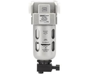 Draper Expert 1/4" BSP Filter Unit With Manual/Semi Automatic Drain 10bar/145PSI