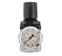 Draper Expert 1/4" BSP Regulator Unit With Gauge Dual Marked Bar & PSI Tool