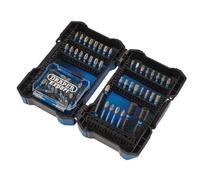 Draper Expert 1/4" Hex Impact Rated 65 Piece Screwdriver Bit Set - Blue and Black