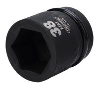 Draper Expert 1" Drive Hexagon Impact Socket Metric 1" 38mm