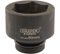Draper Expert 1" Drive Hexagon Impact Socket Metric 1" 60mm
