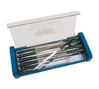 Draper Expert 10 Piece Diamond Needle File Set 140mm Chromium Plated Plastic Handles