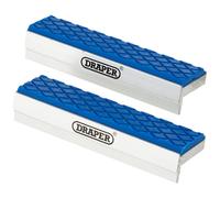 Draper Expert 100mm Soft Vice Jaws | Engineers Tool | Vice Grips | Professional Tools | Workbench Acessories | 18 x 11 x 2.2 cm | Heavy-Duty Magnets