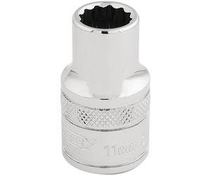 Draper Expert 11mm 12pt Socket 1/2DR Pckd - 33095