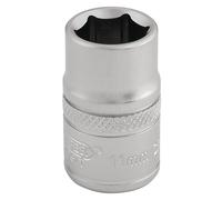 Draper Expert 11mm 6PT Socket 3/8 DR-Pckd - 16536